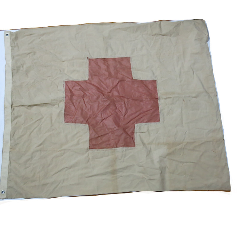 Drapeau  original croix rouge  France ww1 ref 325