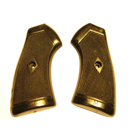 Plaquette de crosse bakelite revolver Webley 380