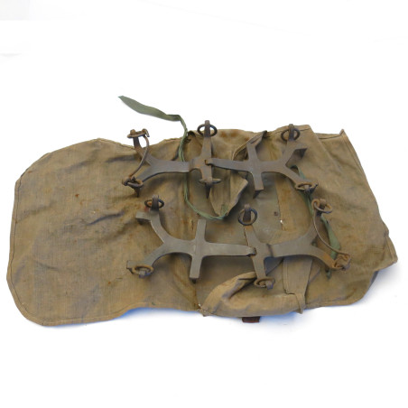 Crampon a glace Allemand Gebirgsjager original avec housse