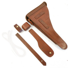 Set étui cuir P08 Luger artillerie Réf 899 