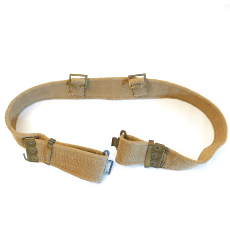 Ceinturon original toile Anglais 39/45 ref ce 70