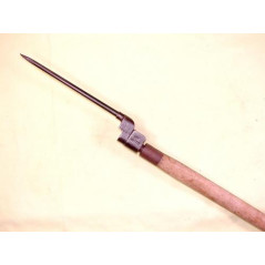 Manche de pelle original usagé pioche Anglais 39/45 