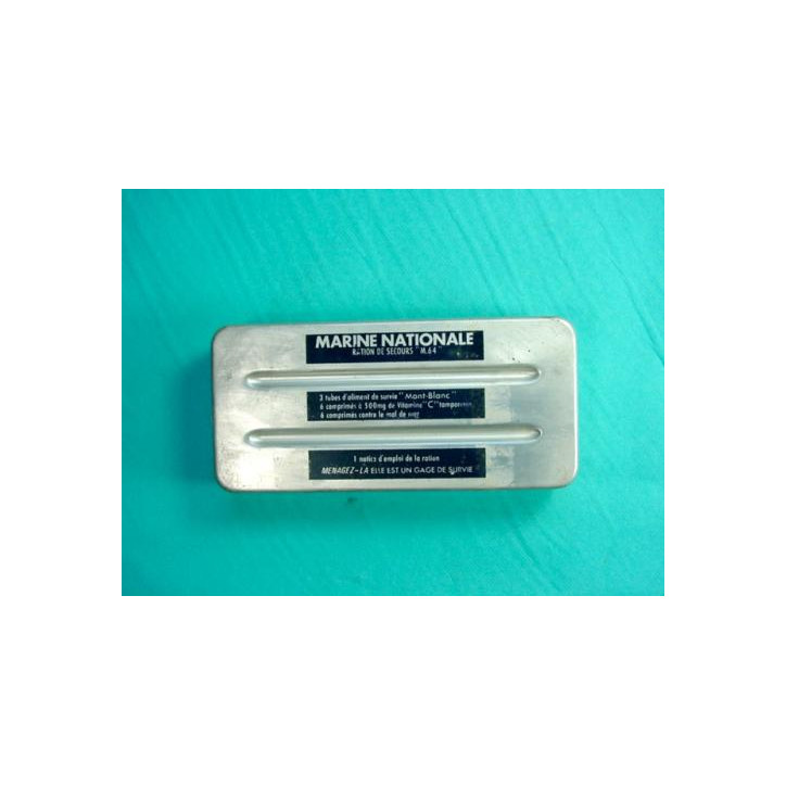 Ration de secours aluminium  M64 Marine Nationale