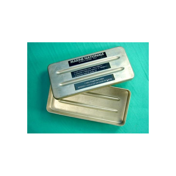 Ration de secours aluminium  M64 Marine Nationale