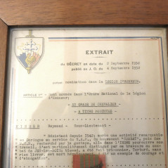 Tableaux nomination Legion d'Honneur Kinder