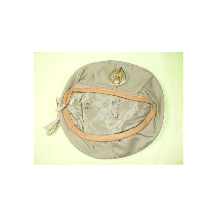 Béret sable école militaire