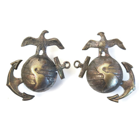 Paire d'Insigne de col USMC ref 142