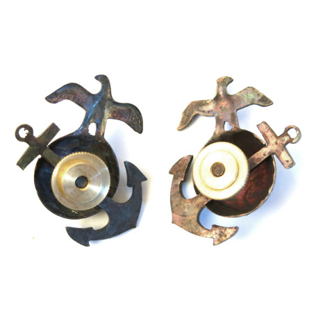 Paire d'Insigne de col USMC ref 142