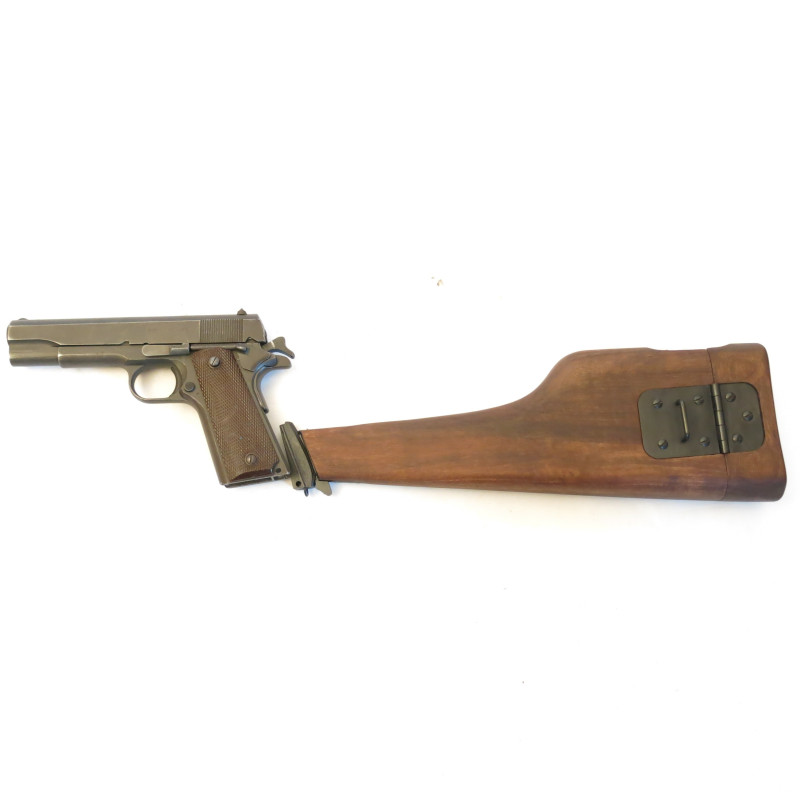 Stock wood Colt 45 with adaptor