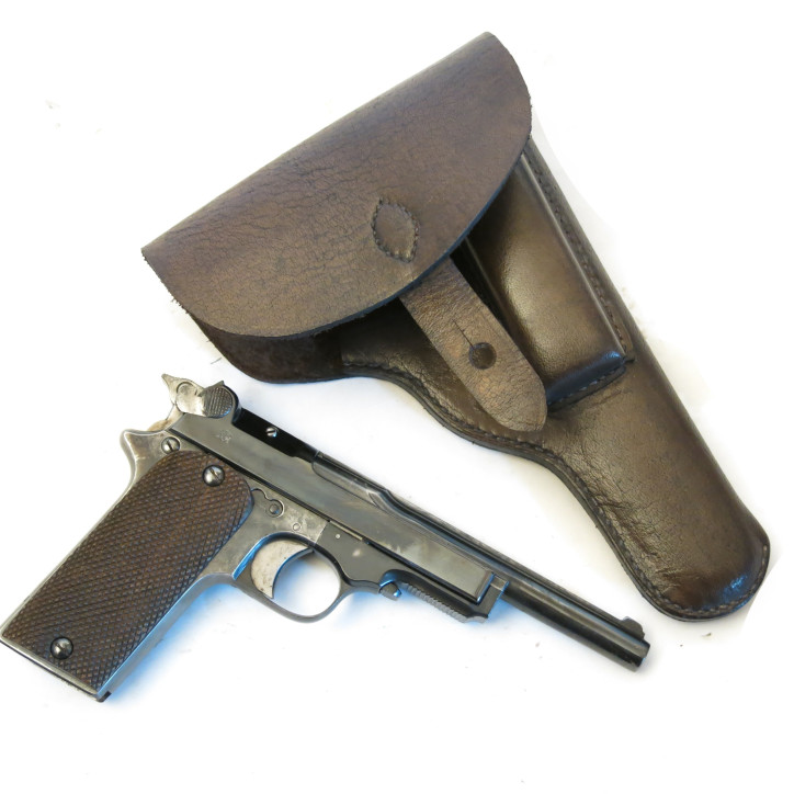 Etui cuir pistolet Star 1914