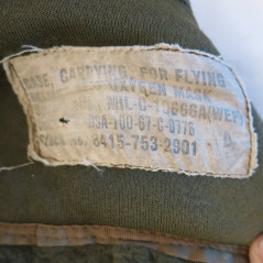 Sac de transport 1967 Casque pilote helico US Vietnam  ref sa 569