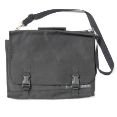 sacoche cordura black color  porte ordinateur ou documents ref I5