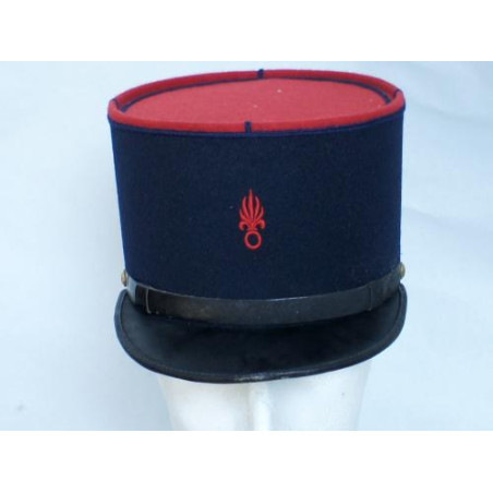 Kepi Legion grenade rouge creuse