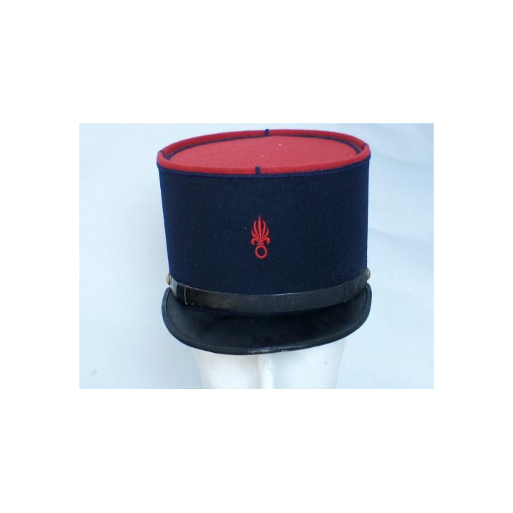 Képi Légion modele 1935/46 -grenade rouge bombe  creuse