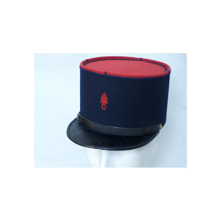 Képi Légion modele 1935/46 -grenade rouge bombe  creuse