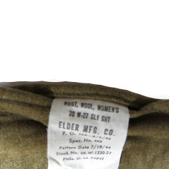 Chemise US M1937 moutarde originale en laine  datée 1944  ref ch 50