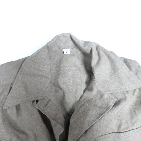 Chemise US M1937 moutarde originale en laine datée 1944 ref ch 55