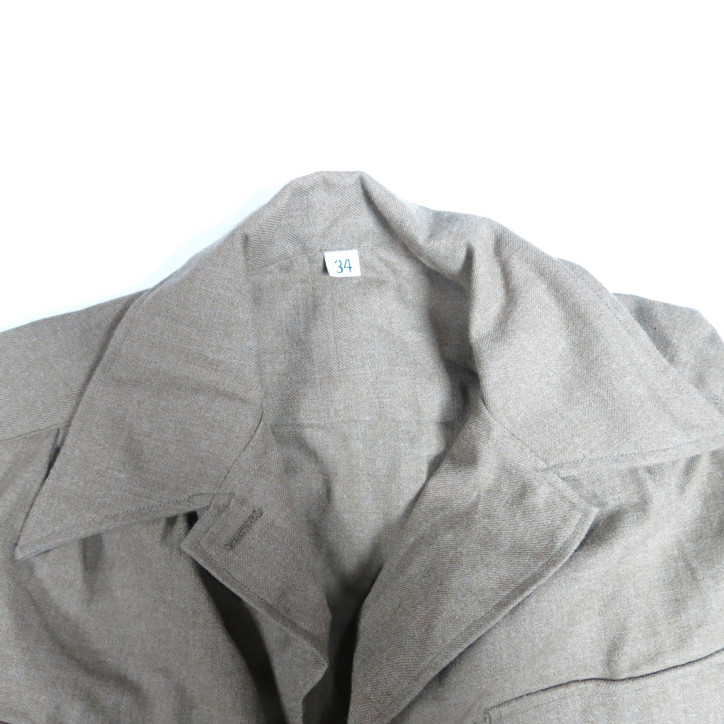 Chemise US M1937 moutarde originale en laine  datée 1944 ref ch 55