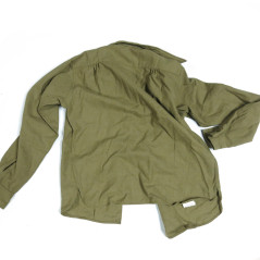 Chemise US M1937 moutarde originale en laine  datée 1944 ref ch 55