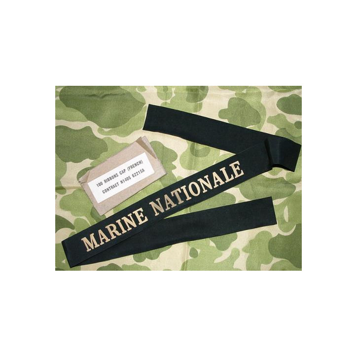 Bandeau de bachi  Marine nationale 39/45 ref bo 84 