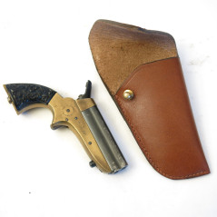Etui cuir pour pistolet Derringer US ref bab 236