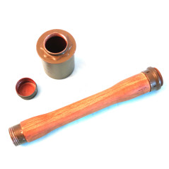 Superbe repro de grenade à manche pot métal  39/45 