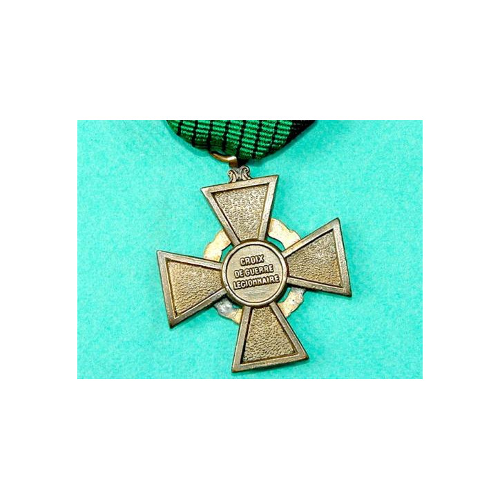 Medaille croix de guerre LVF legion des volontaires Francais  ref bo 83 
