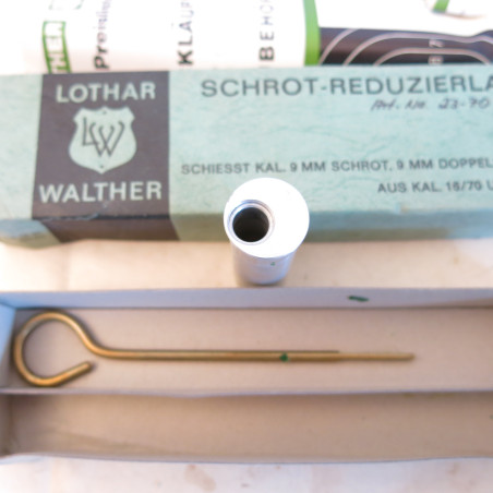 Cartouche reductrice Lothar Walther 16/70 en calibre 9 mm Flobert