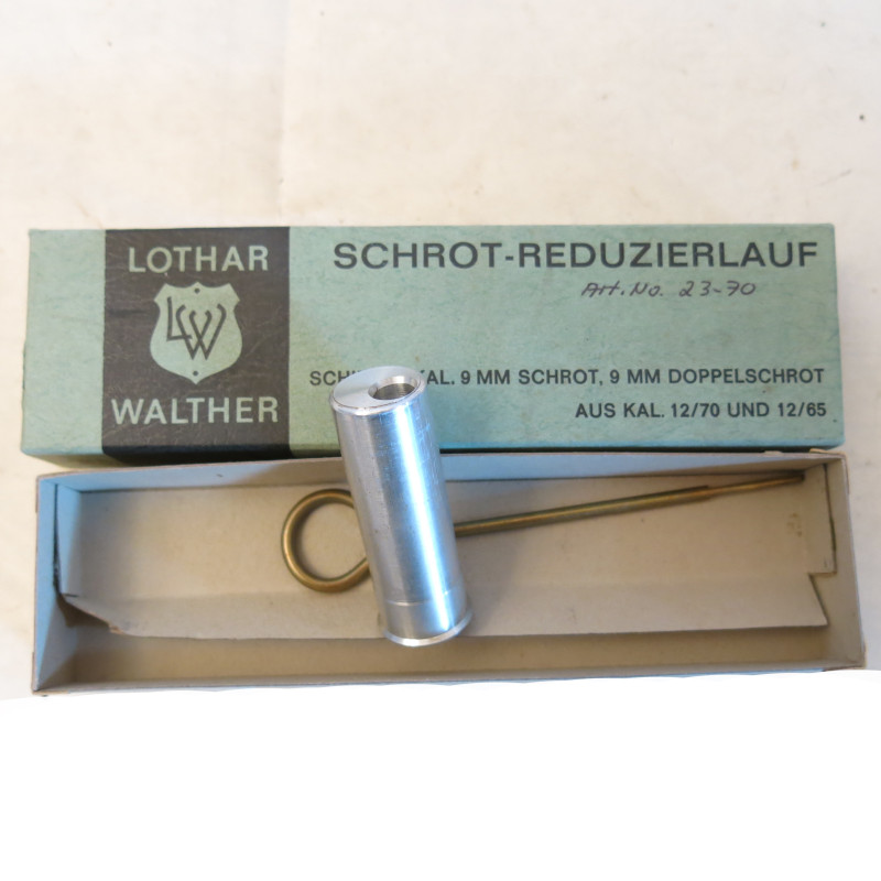 Cartouche réductrice Lothar Walther 12/70 en calibre 9 mm Flobert    ref  5
