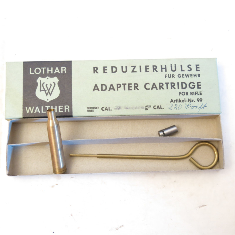 Cartouche reductrice Lothar Walther 220 Swift  en calibre 22 magnum    ref 7