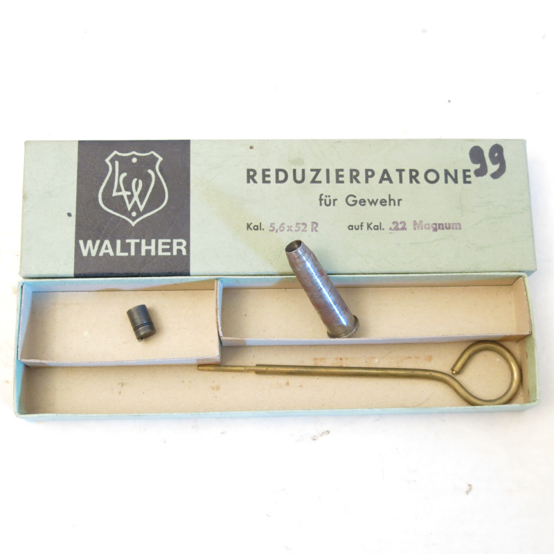 Cartouche reductrice Lothar Walther 5.6 x 52 R  en calibre 22 magnum     ref 10