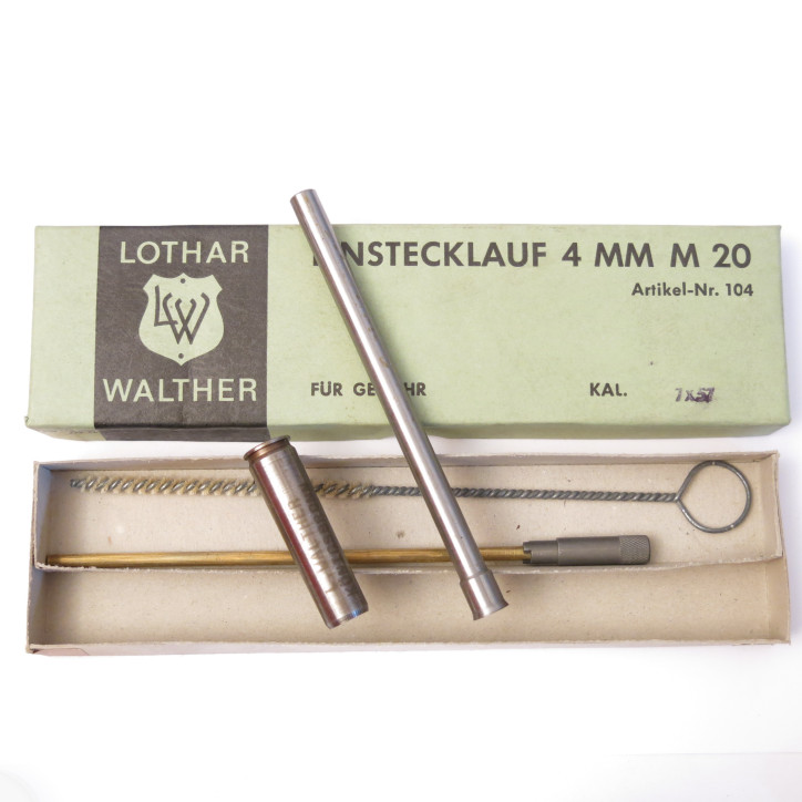 Cartouche reductrice rayé Lothar Walther 7 x 57 R  en calibre 4 mm M 20  ref 23