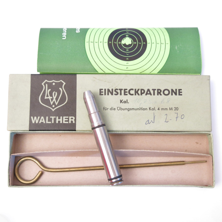 Cartouche reductrice rayé Lothar Walther 10.75x 68  en calibre 4 mm M 20  ref 26