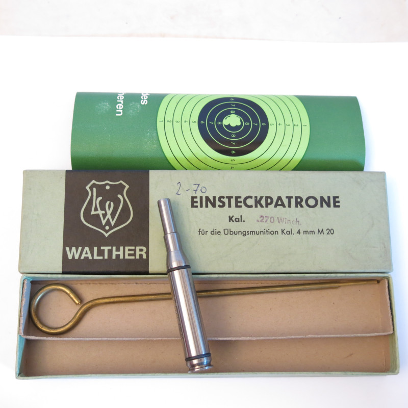 Cartouche reductrice rayé Lothar Walther 270 Win en calibre 4 mm M 20  ref 35