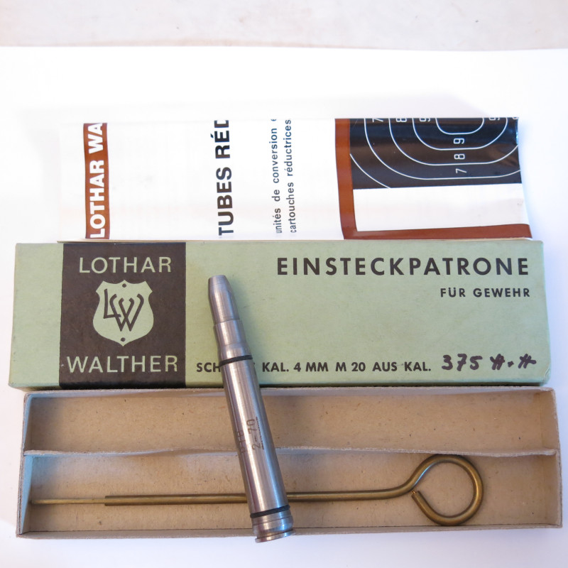 Cartouche reductrice rayé Lothar Walther 270 Win en calibre 4 mm M 20  ref 35