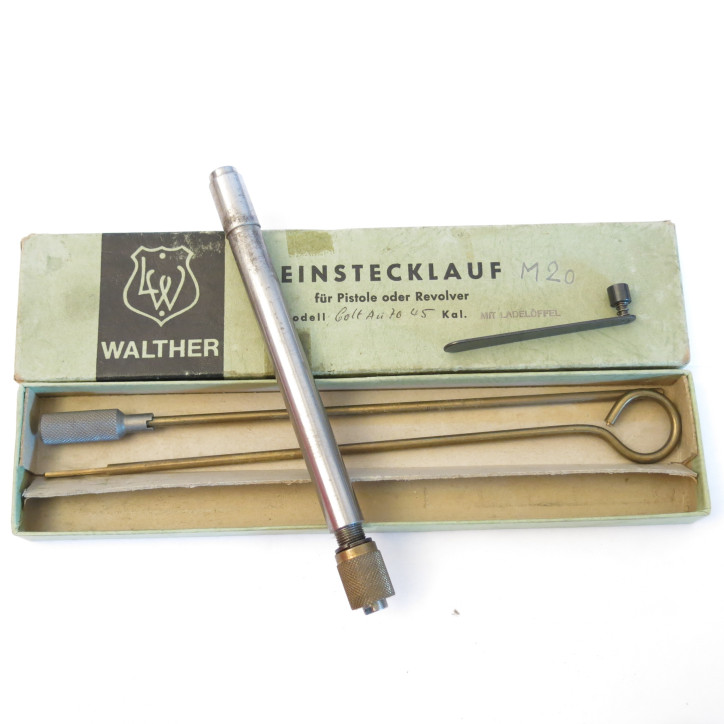 Tube reducteur rayé Lothar Walther pistolet calibre 45 en 4 mm M20 ref 52 Tube reducteur rayé Lothar Walther pistolet calibre 45 en 4 mm M20 ref 52