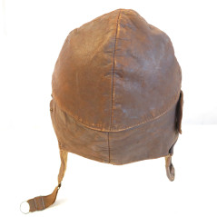 Serre tête cuir original aviateur Français 14/18 Réf ca 147