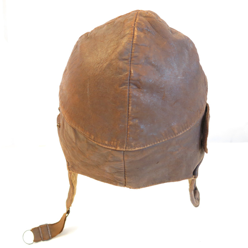 Serre tête cuir original aviateur Français 14/18 Réf ca 147