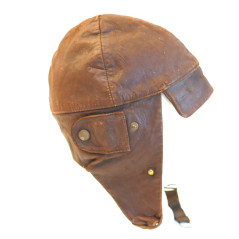 Serre tête cuir original aviateur Français 14/18 Réf ca 147