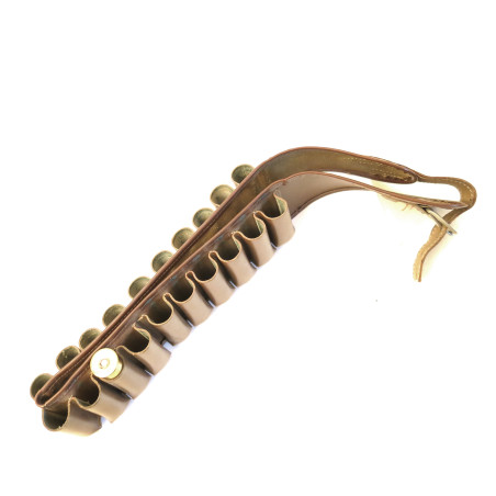 Ceinturon Cartouchiere cuir calibre 12  Ref un22