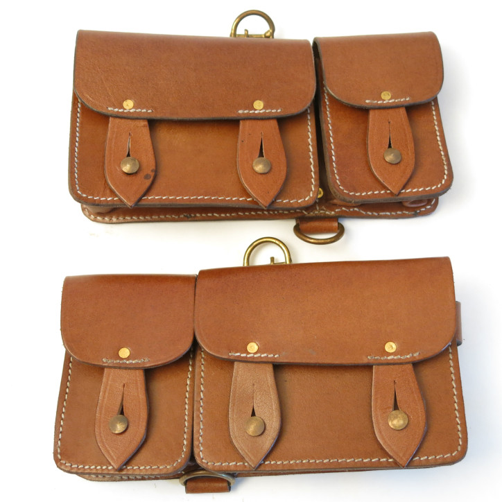 Mas 36 leather pouches WW2 repro