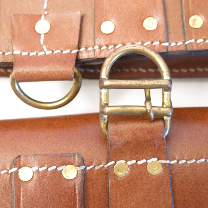 Paire de cartouchières cuir Mas 36