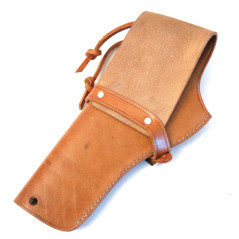 Etui cuir revolver poudre noire type western