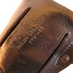 Etui Colt 45 Bolen  ORIGINAL US Vietnam cuir noir ref Co287