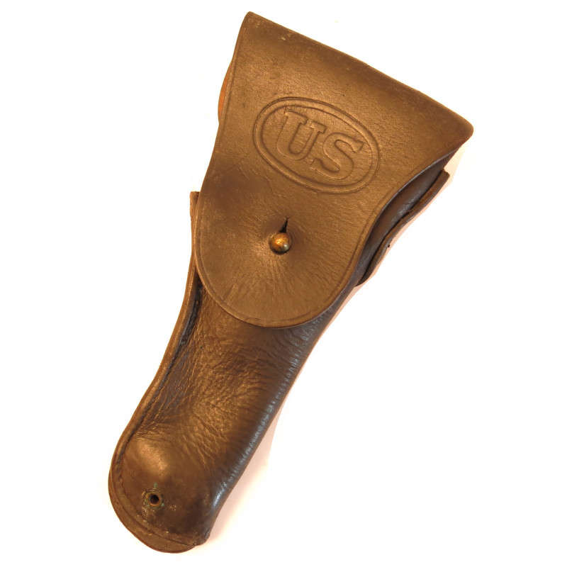 Etui cuir original  Colt 45 Milwaukee  1942  ref et 966