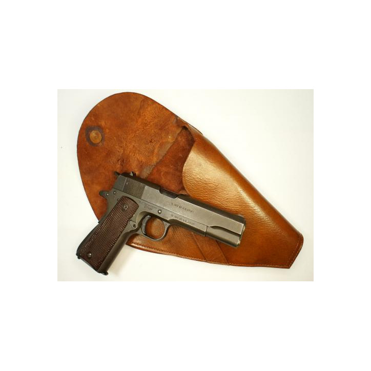Etui cuir Colt 45 tankiste 1917 Français