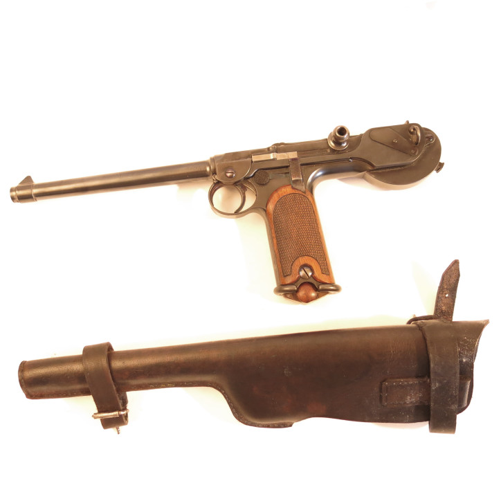 Etui cuir pistolet Borchardt