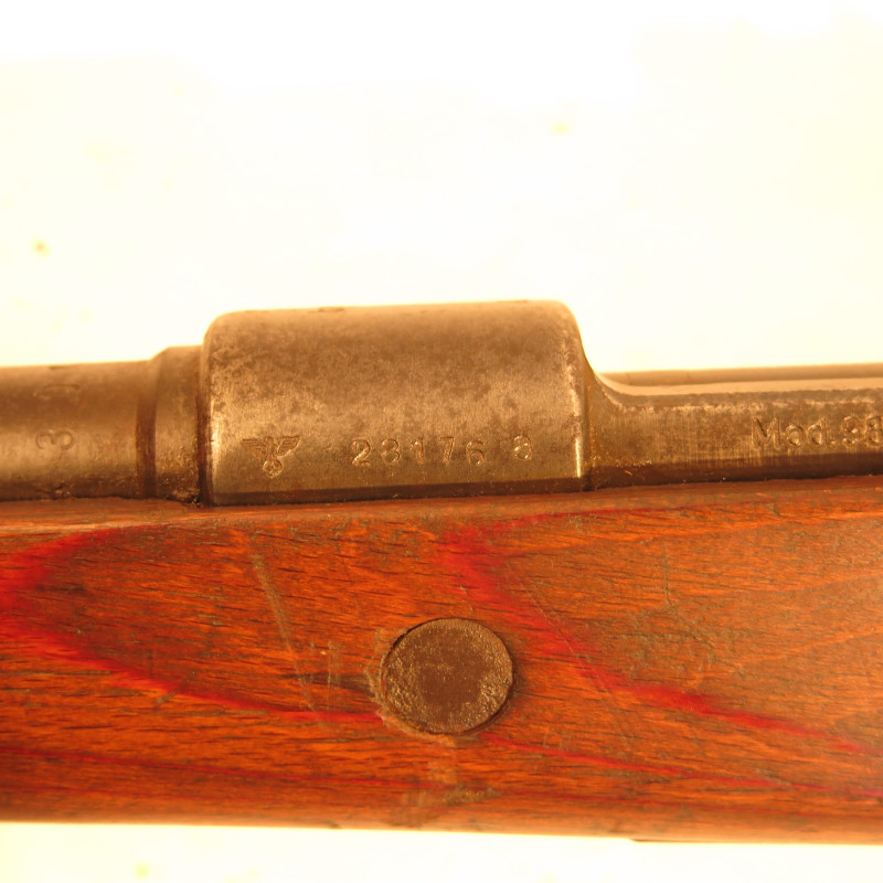 Mauser 98K code byf 44 N° 28176 calibre d'origine  8 x 57