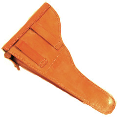 Etui cuir P08 Marine couleur fauve