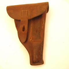 Etui cuir grenelé original PA Mauser 1914 ou 1934 daté 1917 Ref J 55